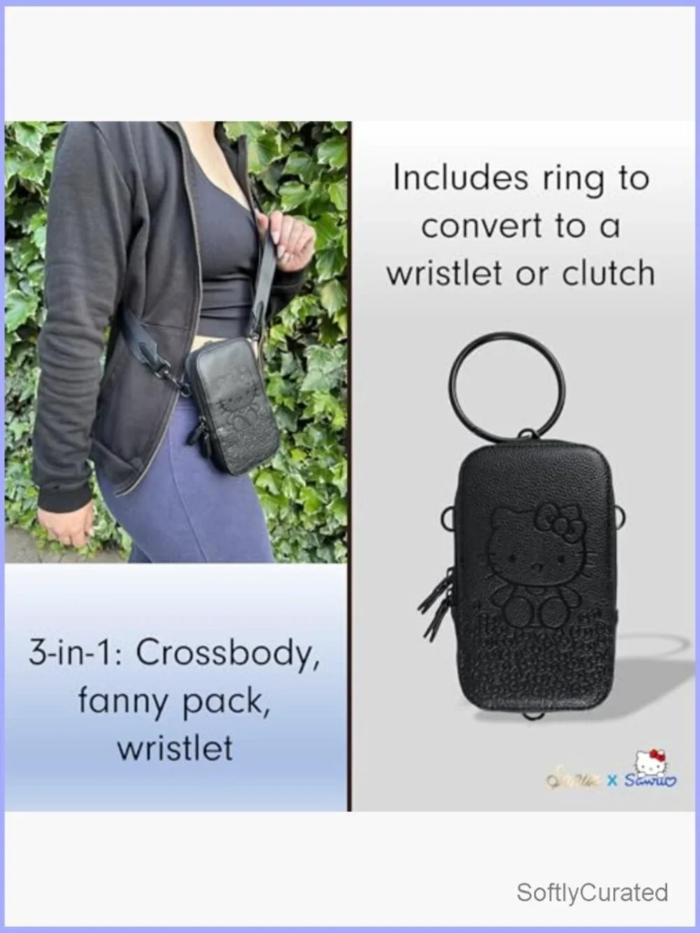 3-in-1 Phone Pouch Crossbody Wallet with Card Slots